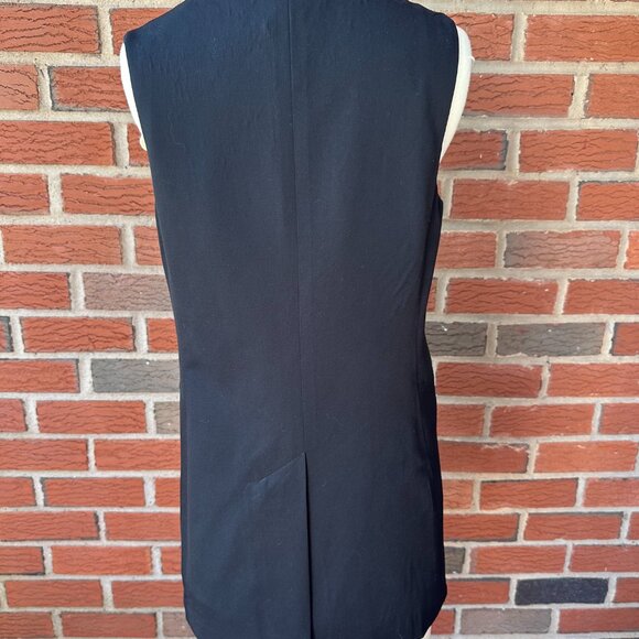 Rag & Bone Long Black Tuxedo Vest - Sml - Picture 3 of 5